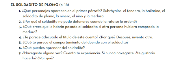 cuentos con actividades de comprensión lectora